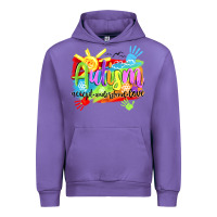 Tulip Autism accept understand love Urban Hoodie - NancyCooperArtShop