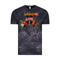 Cloud Black america soldier truck Vintage Tee - CowhideDigitalArt