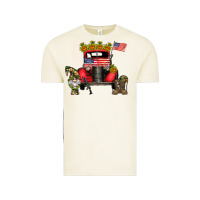 Vintage Arctic america soldier truck Vintage Tee - CowhideDigitalArt