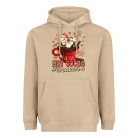 Mushroom hot cocoa season Heavyweight Hoodie - MaliasSmallBusiness