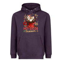 Plum hot cocoa season Heavyweight Hoodie - MaliasSmallBusiness