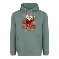 Sage hot cocoa season Heavyweight Hoodie - MaliasSmallBusiness