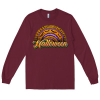 Burgundy halloween rainbow Long Sleeve Tee - JahusDesignShop