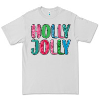 Dove Grey holly jolly Premium Tee - MaliasSmallBusiness