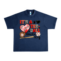 Navy it's a tee ball kinda day Urban Heavy Tee - JahusDesignShop