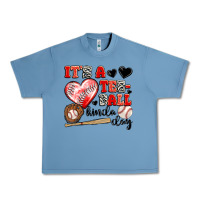 Pebble Blue it's a tee ball kinda day Urban Heavy Tee - JahusDesignShop