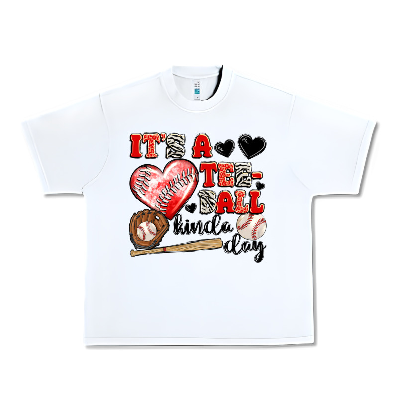 It's A Tee Ball Kinda Day Urban Heavy Tee by JahusDesignShop | Teevron