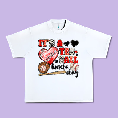 It's A Tee Ball Kinda Day Urban Heavy Tee Designed By Jahusdesignshop