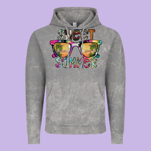 Sweet Summer Vintage Hoodie Designed By Sublimationcraftshop