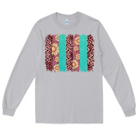 Moon Dust valentine's day floral leopard brushstroke Long Sleeve Tee - AdoDesignShop
