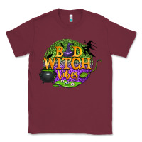 Burgundy bad witch vibes Classic Tee - BundleAndBundleShop