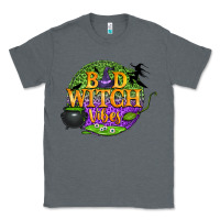 Charcoal Heather bad witch vibes Classic Tee - BundleAndBundleShop