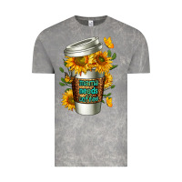 Cloud Rock Mama Needs Coffee Cup Vintage Tee - FaDigitalArtStudio