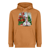 Meerkat christmas church oh holy night Heavyweight Hoodie - MaliasSmallBusiness
