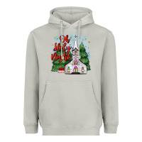 Moon Dust christmas church oh holy night Heavyweight Hoodie - MaliasSmallBusiness
