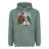 Sage christmas church oh holy night Heavyweight Hoodie - MaliasSmallBusiness