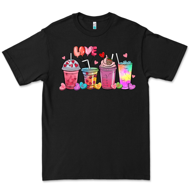 Love Coffee Cups Premium Tee by MaliasSmallBusiness | Teevron