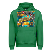 Emerald school bus Urban Hoodie - texasbilliewilder