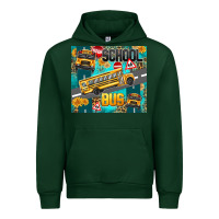 Forest Green school bus Urban Hoodie - texasbilliewilder