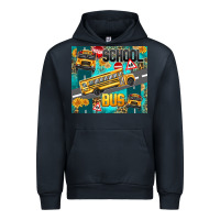 Navy school bus Urban Hoodie - texasbilliewilder
