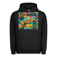 Pigment Black school bus Urban Hoodie - texasbilliewilder