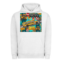 Pigment Lunar Rock school bus Urban Hoodie - texasbilliewilder