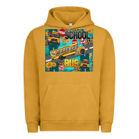 Pigment Peanut Butter school bus Urban Hoodie - texasbilliewilder