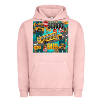 Pigment Salmon school bus Urban Hoodie - texasbilliewilder