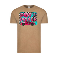 Vintage Coffee dibs on the driver background Vintage Tee - AdoDesignShop