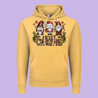 Merry Christmas Vintage Hoodie Designed By Cowhidedigitalart