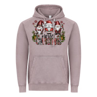 Vintage Zinc merry christmas Vintage Hoodie - CowhideDigitalArt