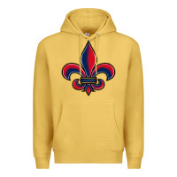 Antique Gold louisiana fleur de lis Premium Hoodie - BarkalooDesign
