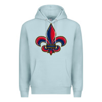Blue Mist louisiana fleur de lis Premium Hoodie - BarkalooDesign