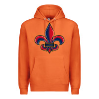 Carrot louisiana fleur de lis Premium Hoodie - BarkalooDesign