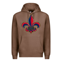 Chestnut louisiana fleur de lis Premium Hoodie - BarkalooDesign