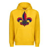 Lemon louisiana fleur de lis Premium Hoodie - BarkalooDesign