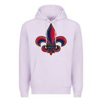 Lilac louisiana fleur de lis Premium Hoodie - BarkalooDesign