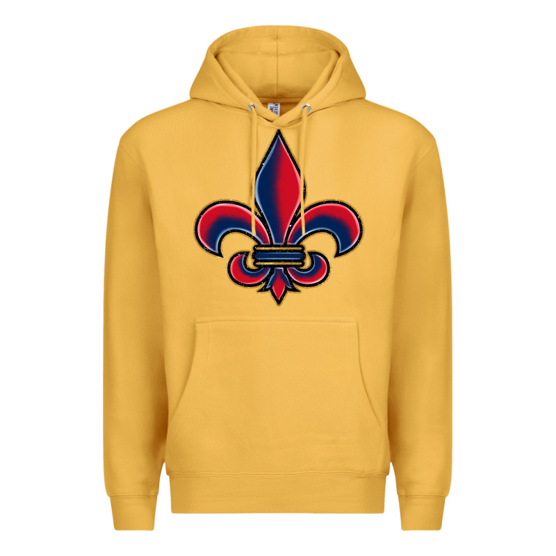 Louisiana Fleur De Lis Premium Hoodie by BarkalooDesign | Teevron