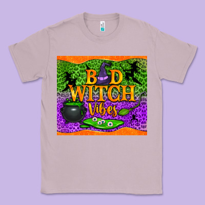 Bad Witch Vibes Tumbler Classic Tee Designed By Bundleandbundleshop