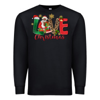 Black love christmas black santa Premium Sweatshirt - MaliasSmallBusiness
