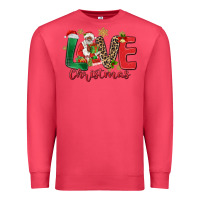 Cardinal love christmas black santa Premium Sweatshirt - MaliasSmallBusiness