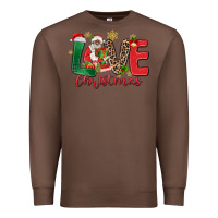 Chestnut love christmas black santa Premium Sweatshirt - MaliasSmallBusiness