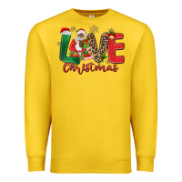 Lemon love christmas black santa Premium Sweatshirt - MaliasSmallBusiness