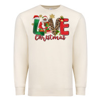 Sandshell love christmas black santa Premium Sweatshirt - MaliasSmallBusiness