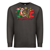 Smoke love christmas black santa Premium Sweatshirt - MaliasSmallBusiness