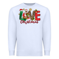 White love christmas black santa Premium Sweatshirt - MaliasSmallBusiness