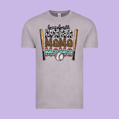 Baseball Mama Mama Mama Vintage Tee Designed By Cowhidedigitalart