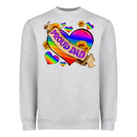 Lgbtq Proud Dad Heavyweight Sweatshirt | Teevron