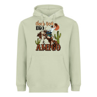 Matcha check your ego amigo rodeo cowboy Heavyweight Hoodie - MaliasSmallBusiness