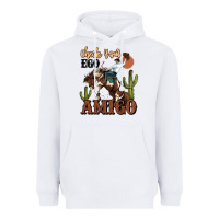 White check your ego amigo rodeo cowboy Heavyweight Hoodie - MaliasSmallBusiness